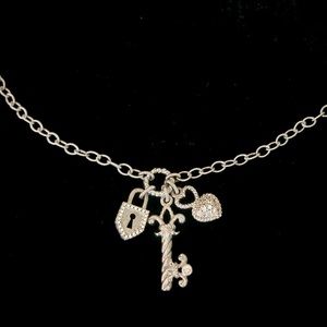 Judith Ripka Jewelry - Judith Ripka Heart Lock and Key Necklace Judith Ripka Jewelry - Judith Ripka Heart Lock and Key Necklace